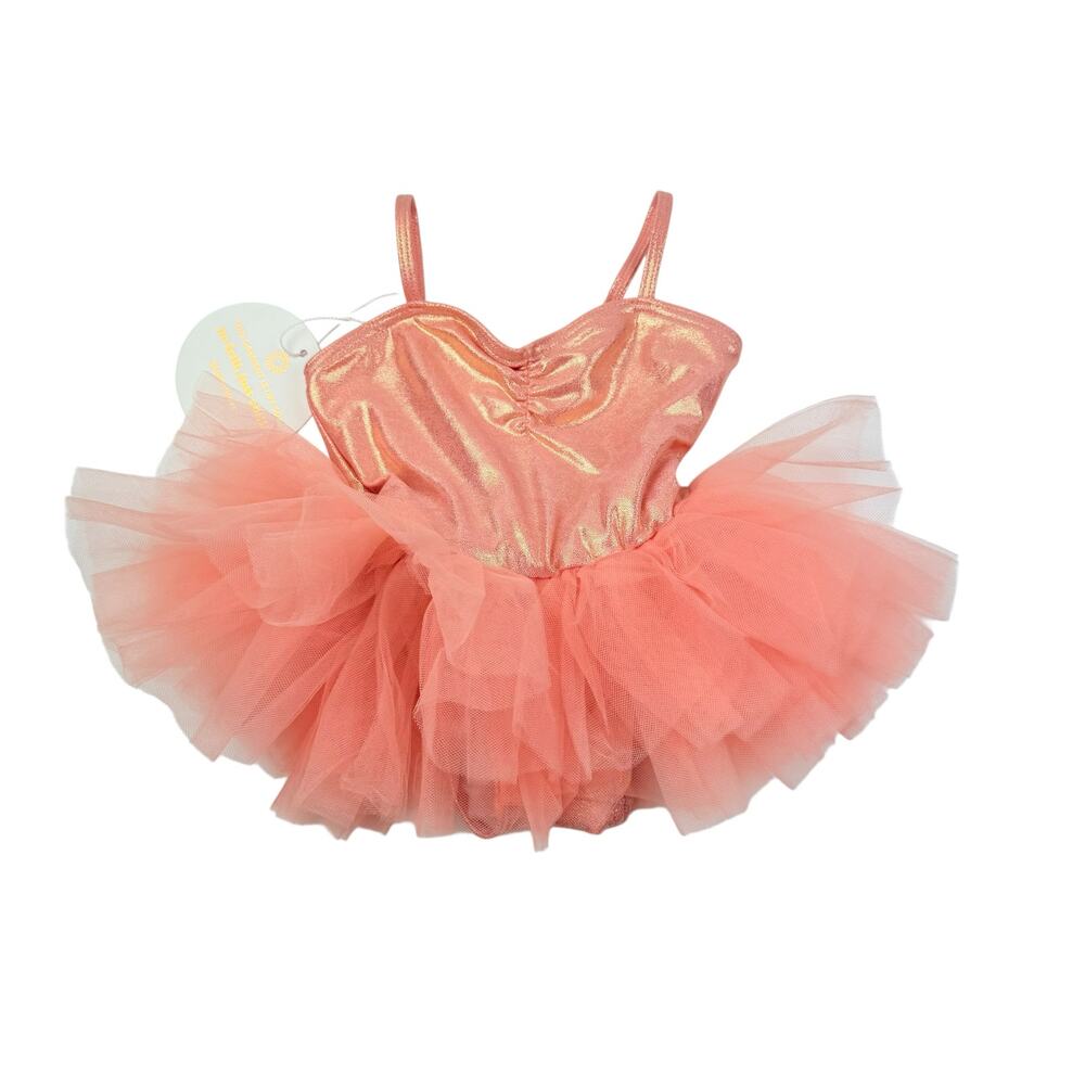NWT iloveplum Metallic Tutu Swimsuit, XS